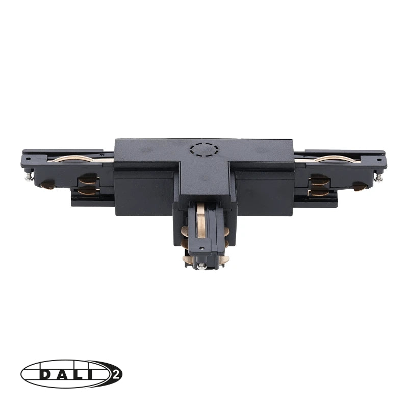 DALI 3-fase Rail | T-vorm Connector | LEFT-1 | Zwart
