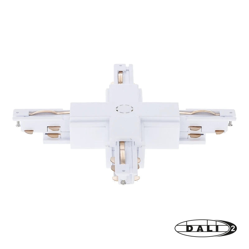 DALI 3-fase Rail | X-vorm Connector | Wit