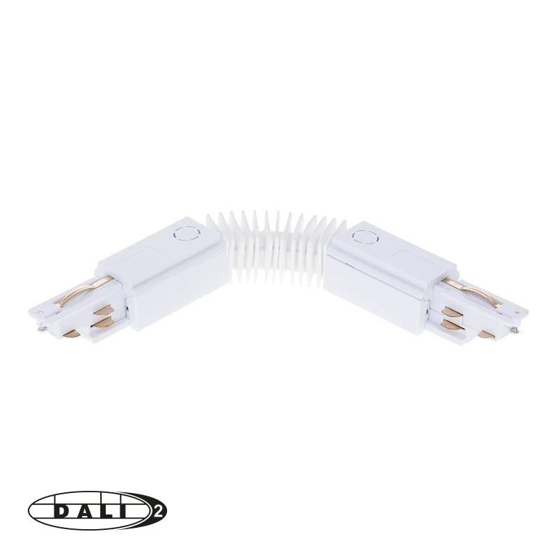DALI 3-fase Rail | Flexibele Connector | Wit