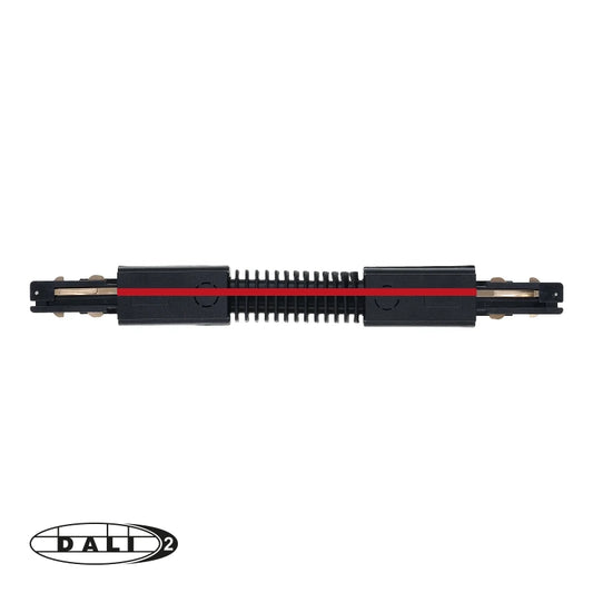 DALI 3-fase Rail | Flexibele Connector | Zwart