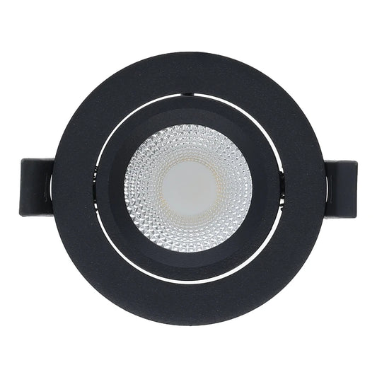 Vardaro Smart | Inbouwspot | zaagmaat Ø68-75mm | RGB en CCT | 5W | Zigbee | Zwart