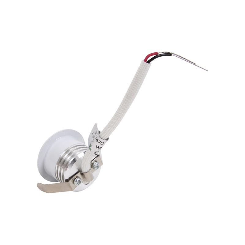 Phobaro | Mini inbouwspot | zaagmaat Ø27mm | Dim2Warm | 1.5W | Wit | IP44