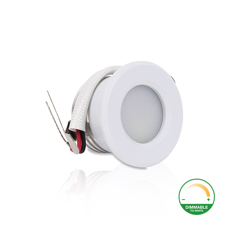 Lumexa Phobaro LED Mini Inbouwspot 1,5W Dim2Warm Wit Zaagmaat Ø27 mm