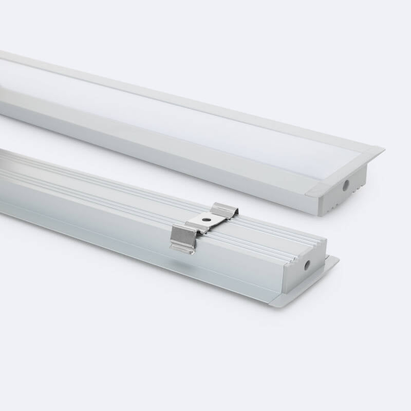 Aluminium profiel inbouw | voor LED-strip tot 31mm