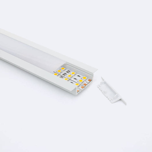 Aluminium profiel inbouw | voor LED-strip tot 31mm