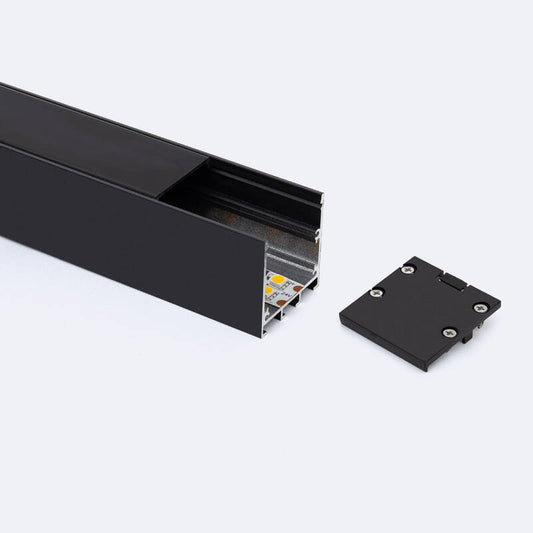 Aluminium profiel opbouw clip-on verzonken | voor LED-strip tot 24mm