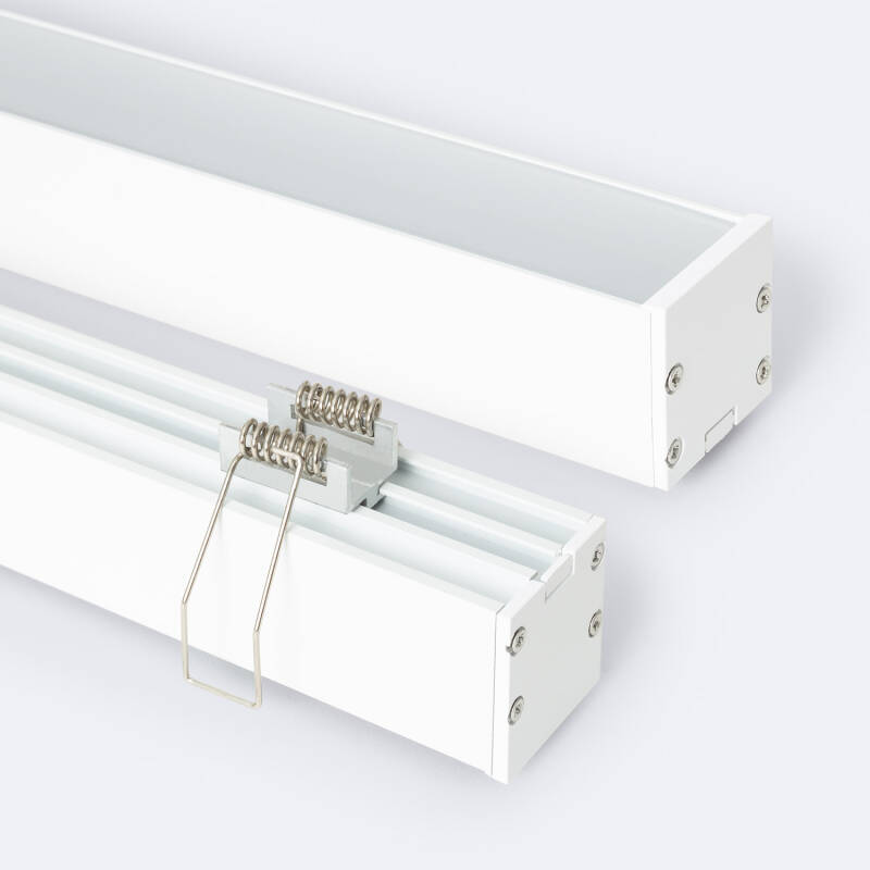 Aluminium profiel opbouw clip-on verzonken | voor LED-strip tot 24mm