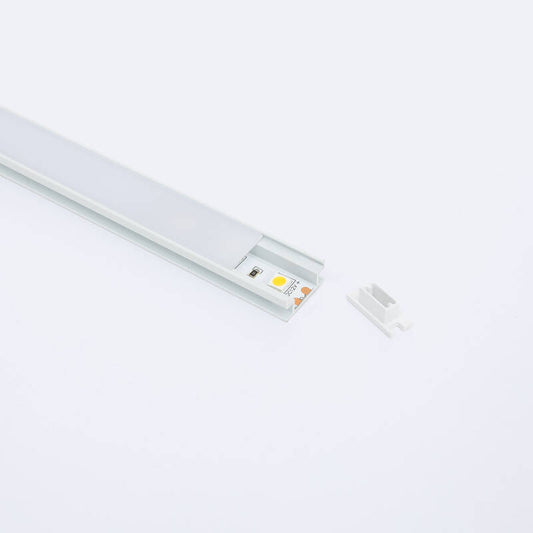 Lumexa Aluminium vloerprofiel voor LED-strip tot 10 mm