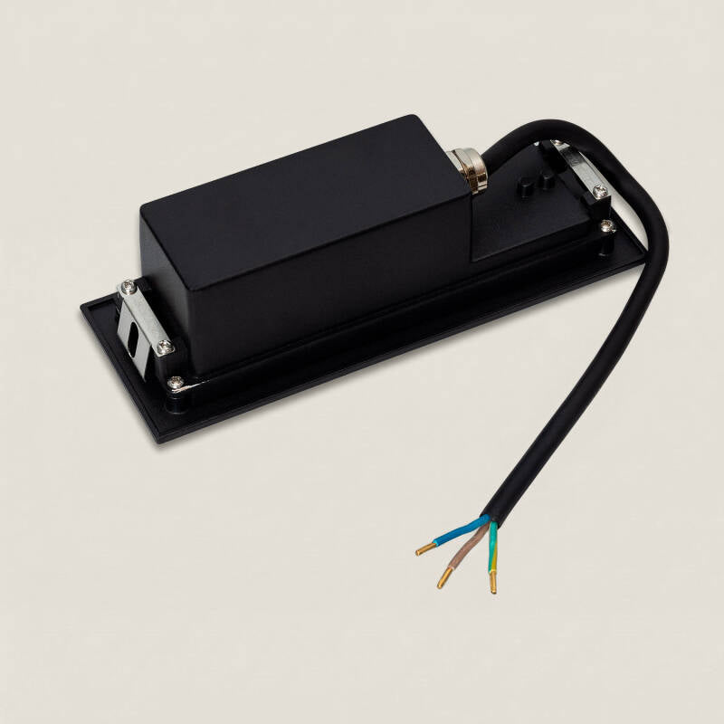 Lumexa Groltaro LED Wandinbouwspot 7W Rechthoekig Zwart