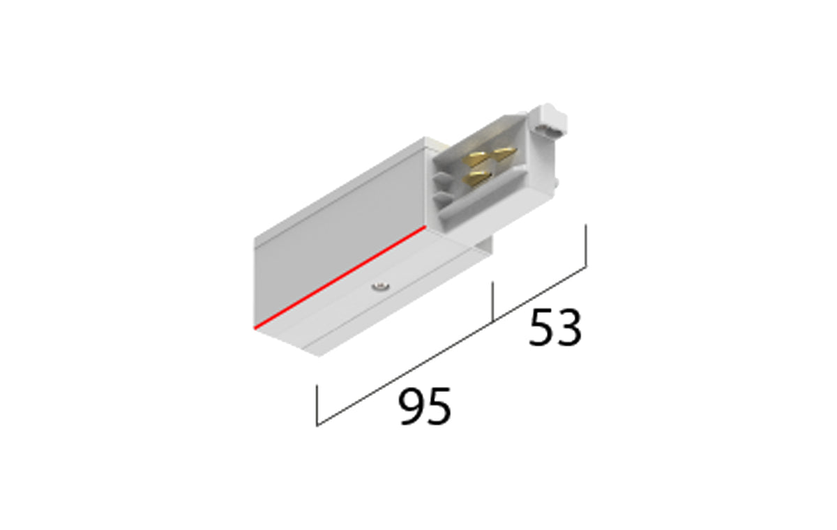 MacBright EUTRAC 3F OneTrack Eindvoeding Links
