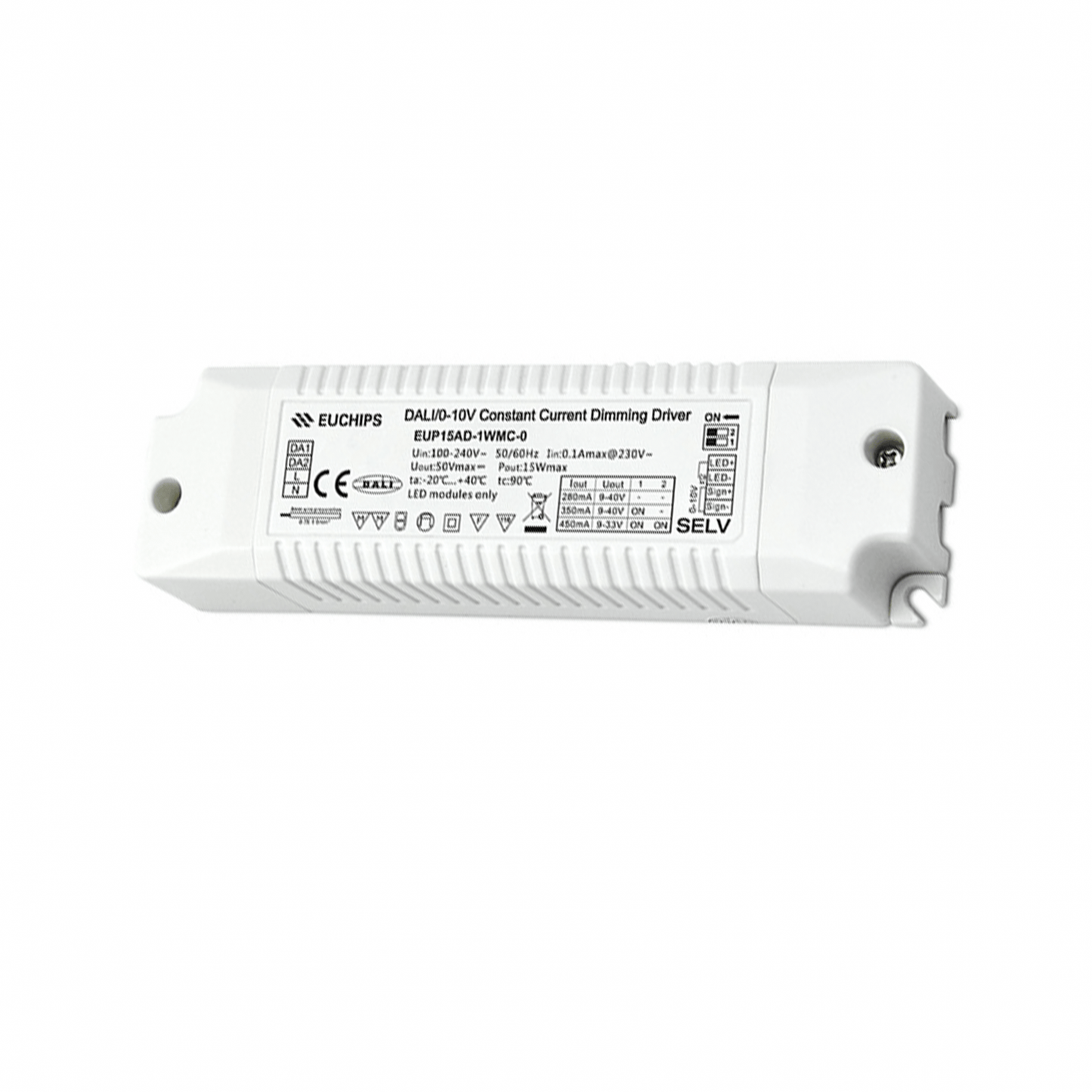 1-10V | DALI | Constant Current | Dimbaar | Driver | 15W