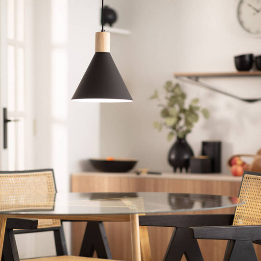 Arbato | Hanglamp hout | E27 | 20W