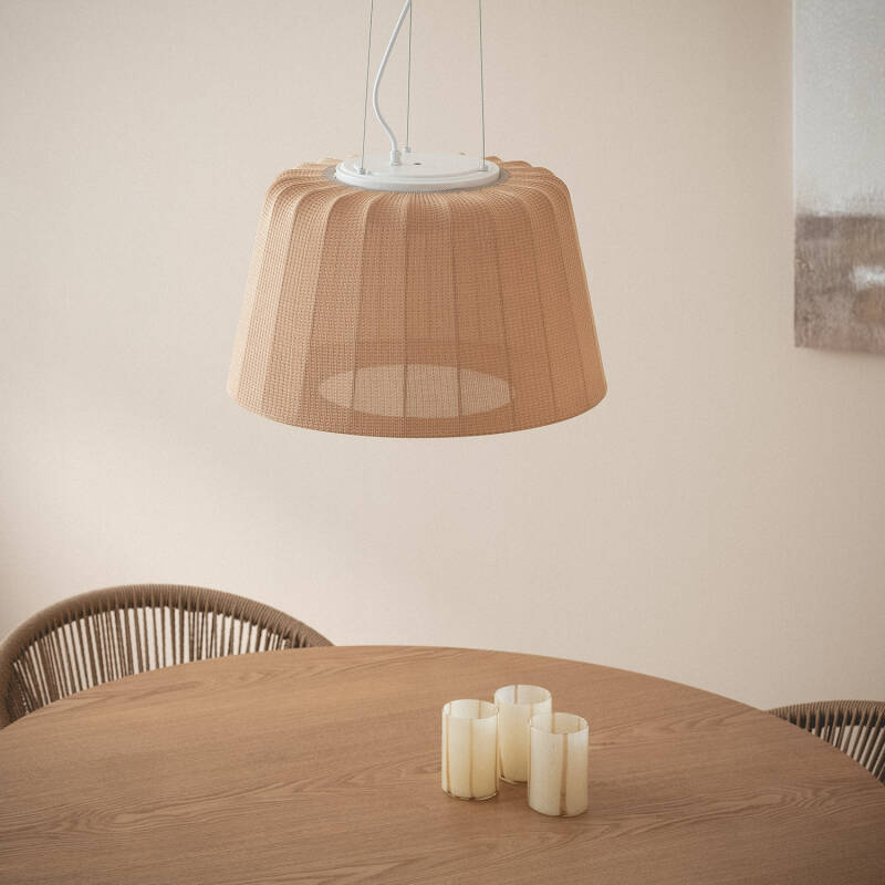 Patokaro LED Hanglamp 12W Katoen Natuurlijk
