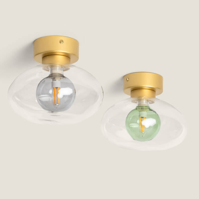 Lumexa Hassaro Plafondlamp Aluminium en Glas