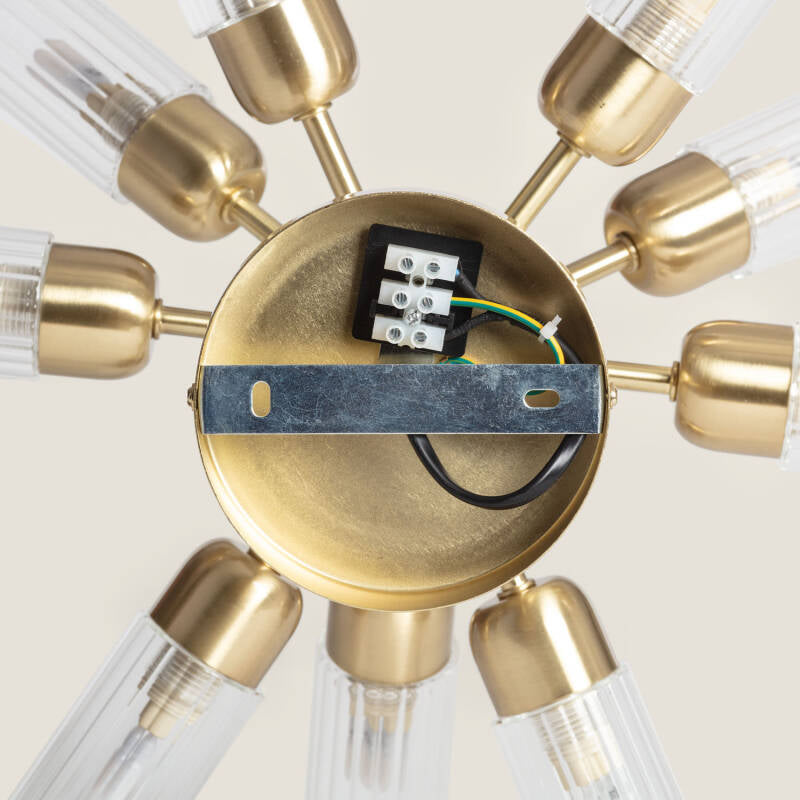 Lumexa Iraidivo Plafondlamp Metaal en Glas 10x G9