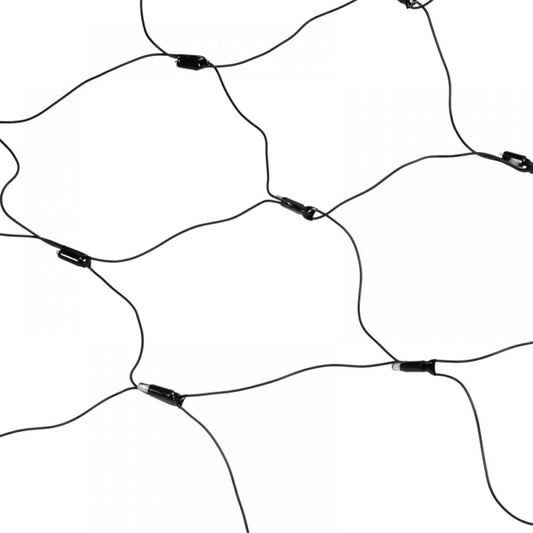 Netverlichting | 230V | 250x120cm | zwarte draad | 3000K WW