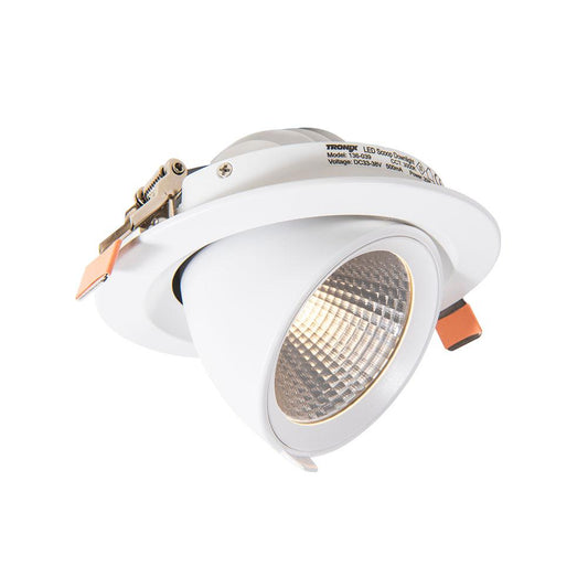 Verstelbare downlight wit | Ø145mm | 24°