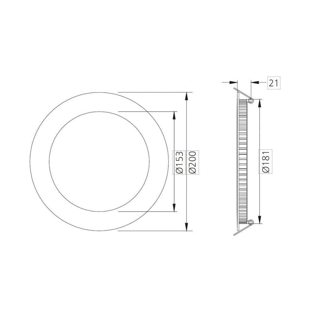 Downlight plat