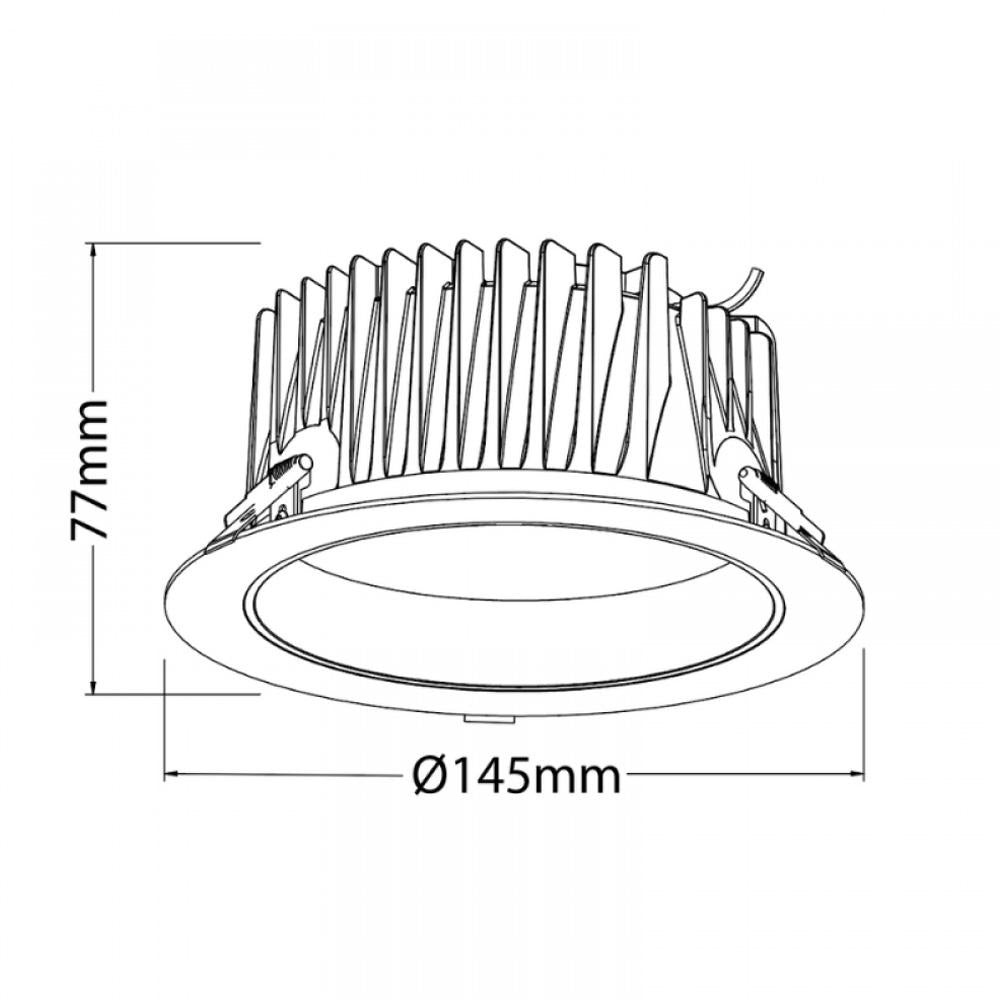 Reflector downlight