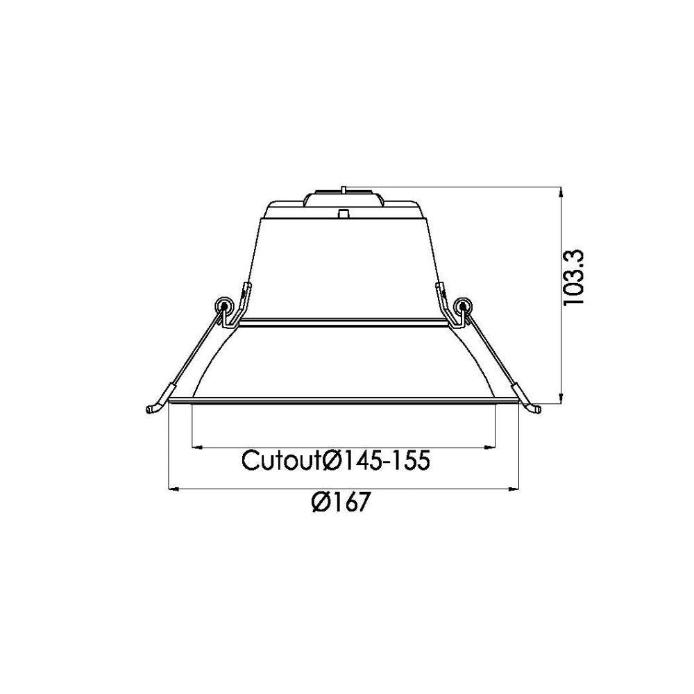 Downlight | Ø167mm