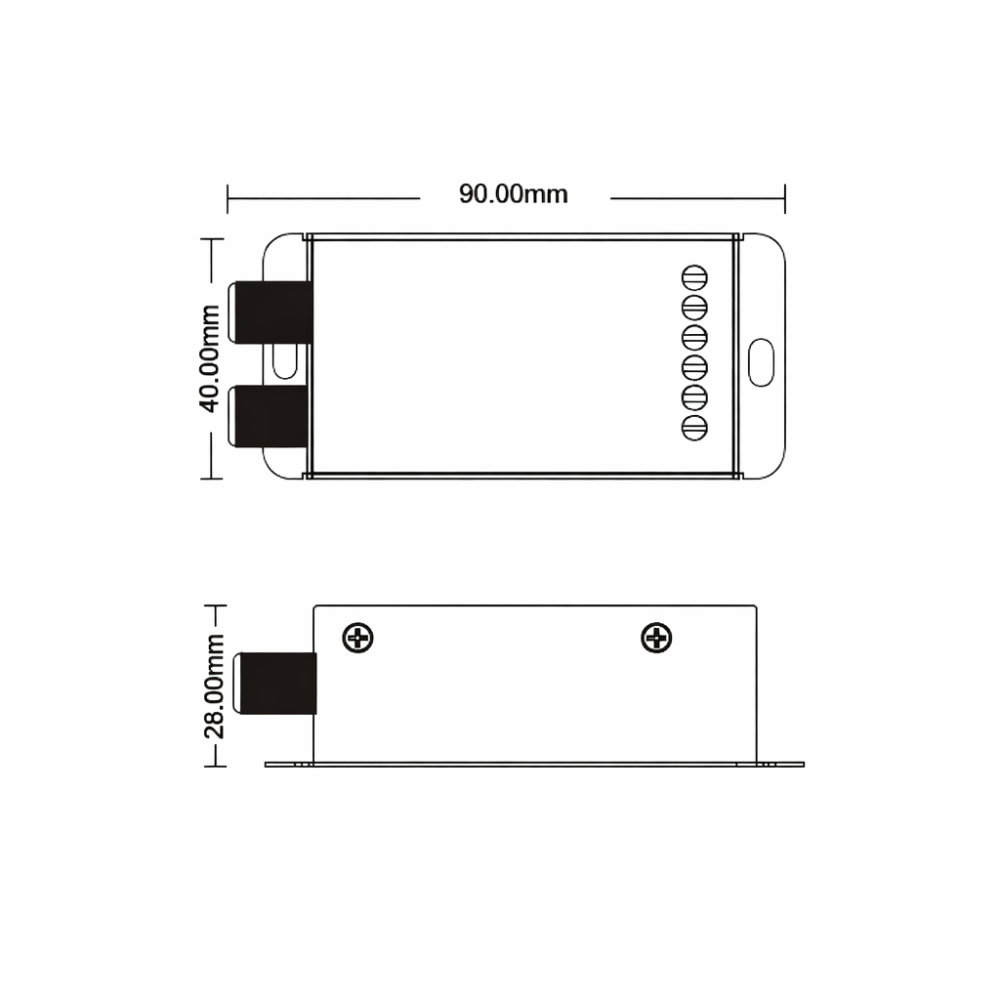 RF | controller | SC | 12~24V | draaiknop