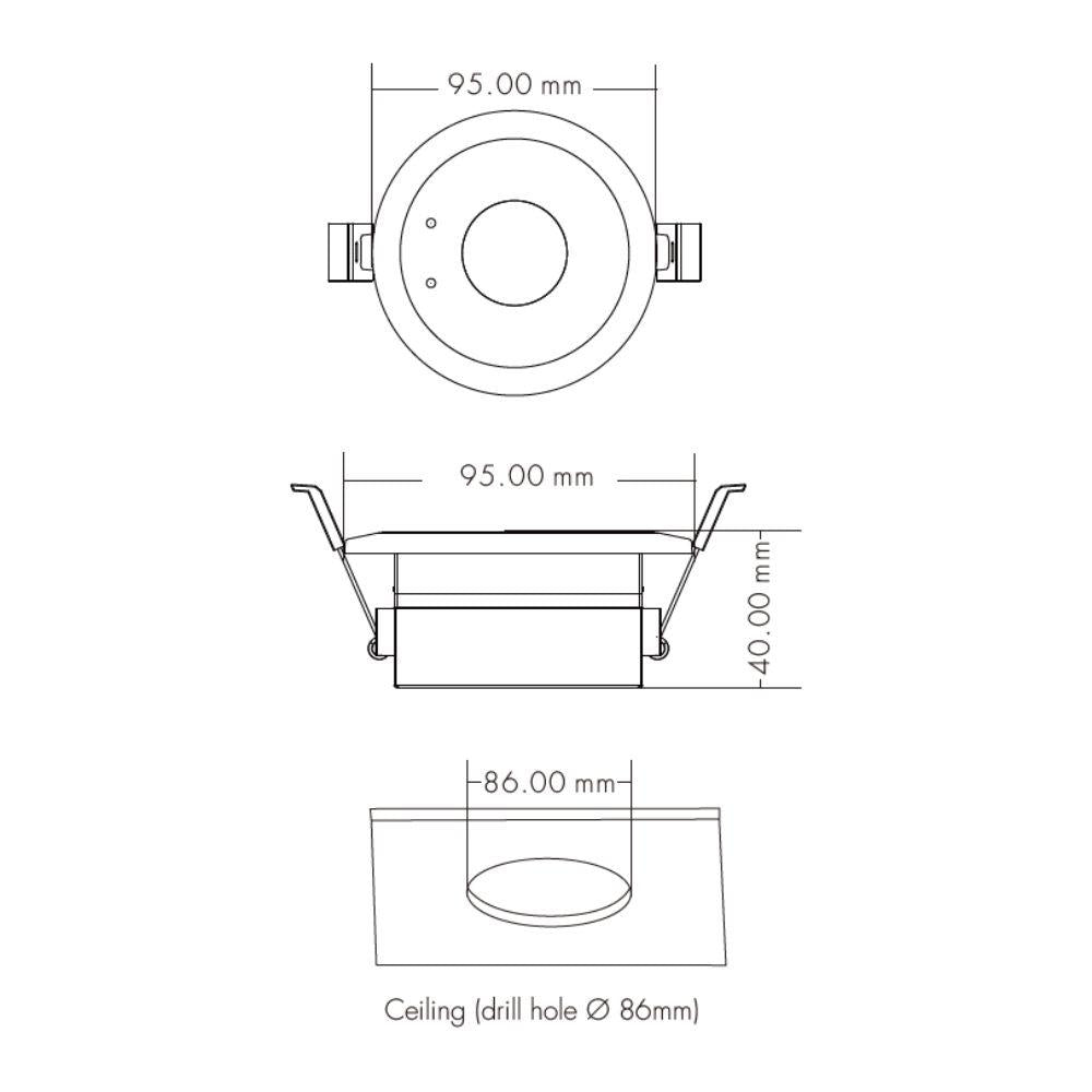 Zigbee | sensor | inbouw | RF + PIR + light + 0/1-10V