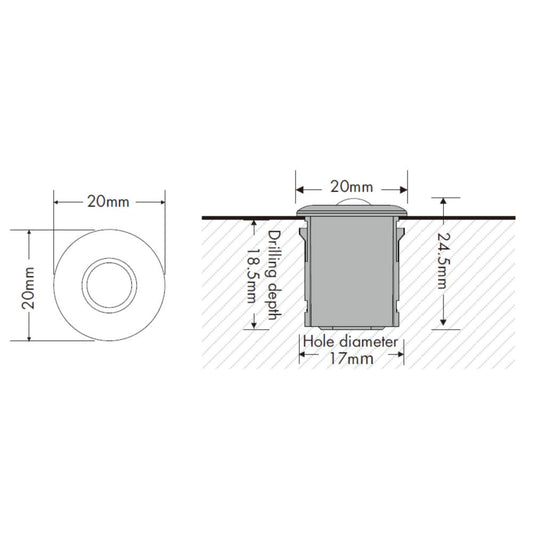Sensor connect | sensor | PIR | wit | inbouw