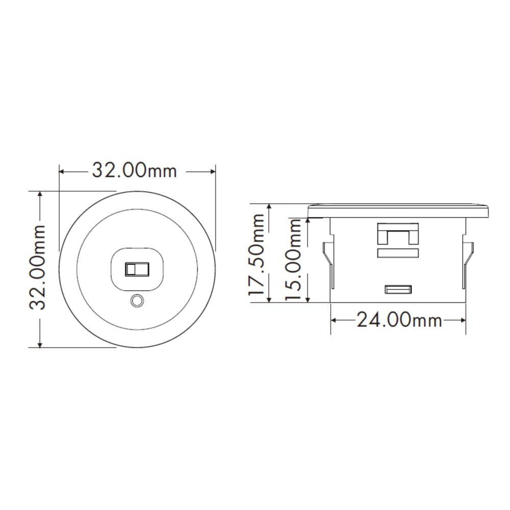 Sensor connect | sensor | lasersensor | wit | inbouw