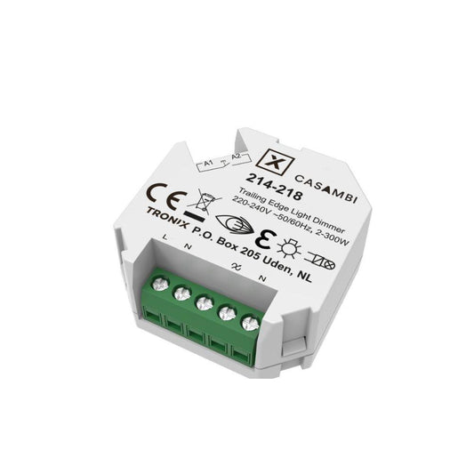 Casambi | ontvanger | 230V | 180W | inbouw | push dimmer