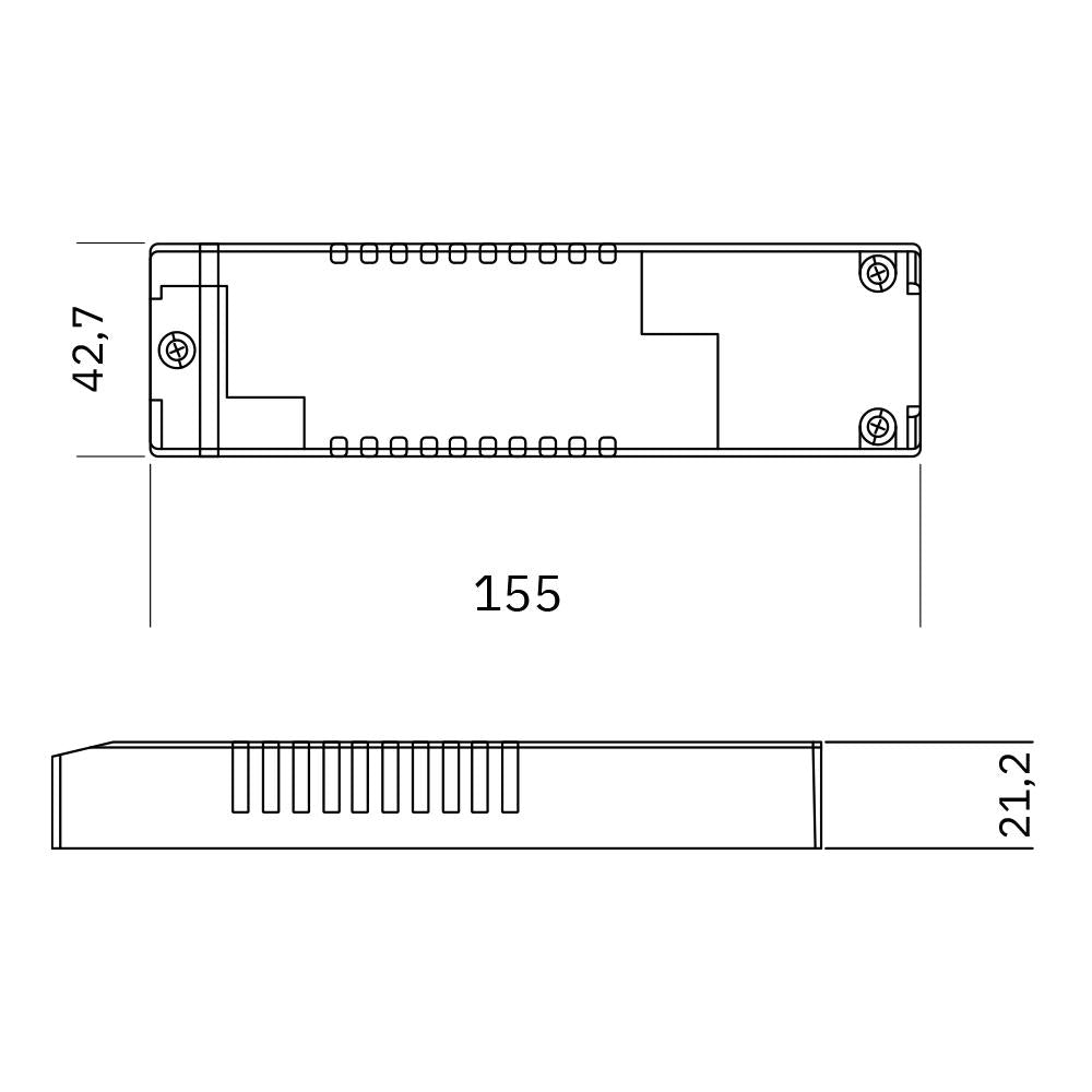 Philips voeding | output prog. 0,15-0,5A | 20W | DALI
