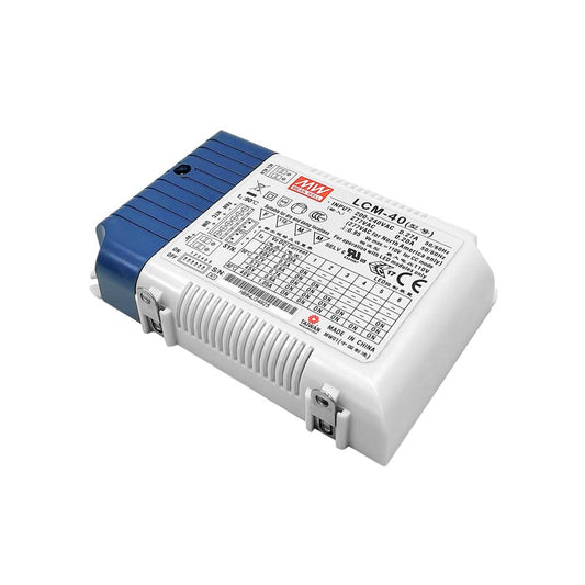 Meanwell | LCM-40 | 350~1050mA | 40W | IP20 | 1-10V dimbaar