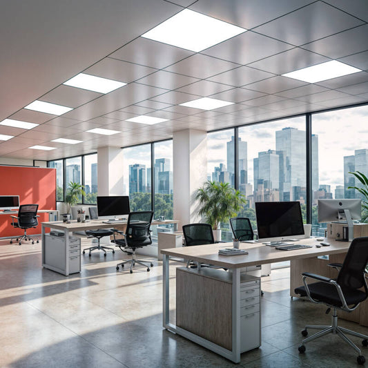 Lumexa LED Panel 60x60cm 40W 4000lm CCT Selecteerbaar Solid
