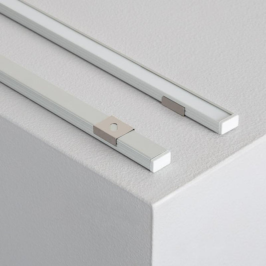 Lumexa Opbouw Profiel Aluminium 1m met Doorschijnende cover voor LED-strip tot 10 mm