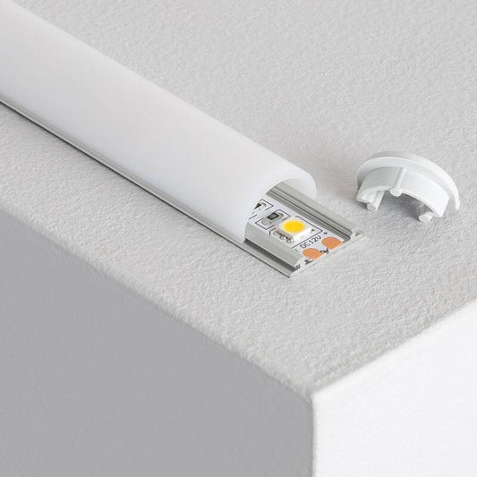 Lumexa Flexibele Aluminium Opbouw Profiel 1m voor LED-strip tot 12 mm