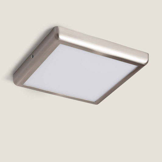 Lumexa Silvano LED Plafondlamp Vierkant Metaal 24W 300x300 Zilver
