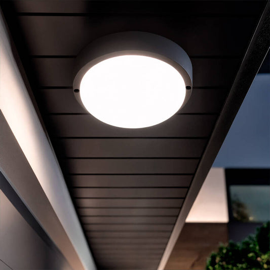 Lumexa Hublaro LED Buiten Plafondlamp Rond IP65