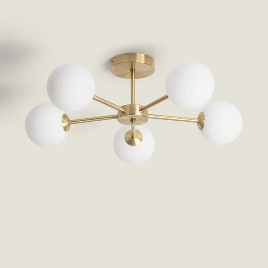 Lumexa Moonlivo Plafondlamp Metaal en Glas 5x G9