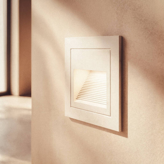 Lumexa Olitaro LED Wandinbouwspot Vierkant Wit