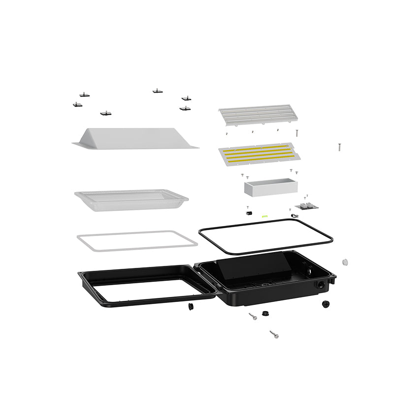 Lumexa Desmoso LED Gevelarmatuur 30W/40W/60W 0-10V Dimbaar CCT-Switch met Sensor