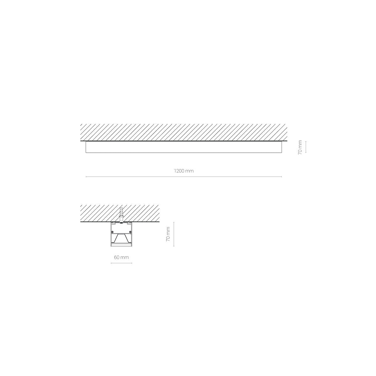 CL OFFICE PRO LED kantoorarmatuur montagedetail