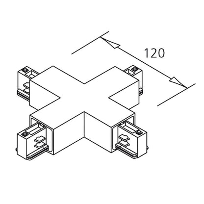 3-PH Classic | Railaccessoire | X-verbinder