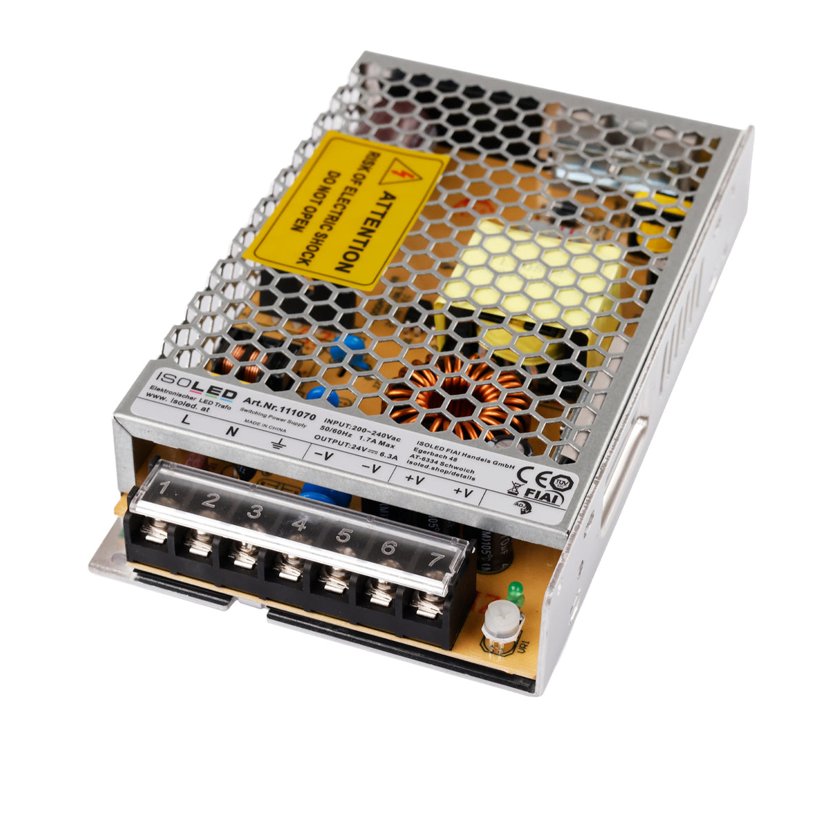 LED driver | 24V | 0-150W | rasterbehuizing