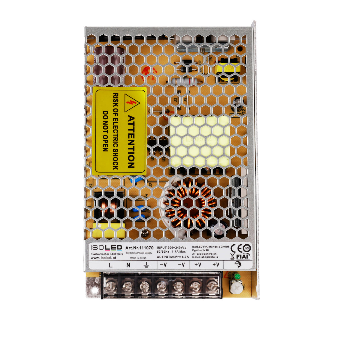 LED driver | 24V | 0-150W | rasterbehuizing