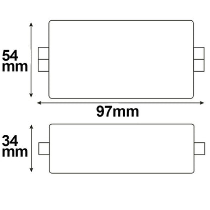 Dimmer | radio PWM | 1-kanaals | 12-24V | 8A | volgbesturing