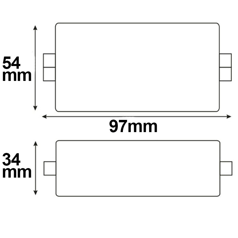 Dimmer | radio PWM | 1 kanaal | 12-24V | 8A