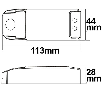 LED driver | 12V AC | 0-105VA | dimbaar