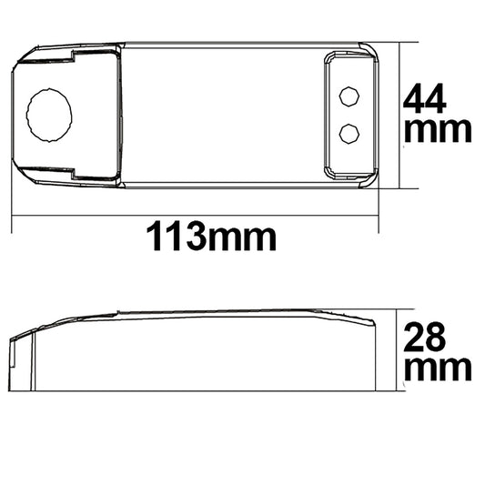 LED driver | 12V AC | 0-105VA | dimbaar