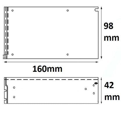 LED driver | 24V | 0-250W | rasterbehuizing