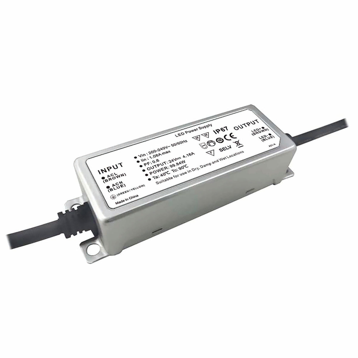 PowerSync | LED driver | 24V | 0-100W | IP66