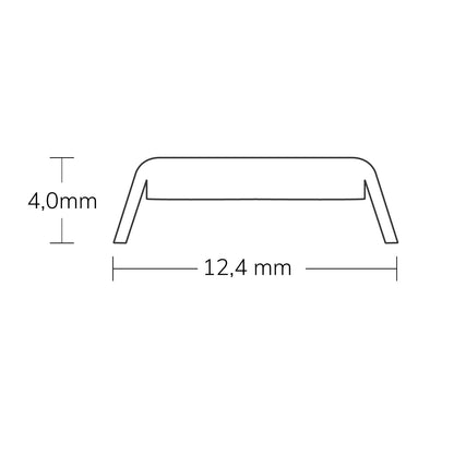CLEAR | Profielaccessoire | afdekking helder | voor MINI/MAXI/ROUND/CORNER10 | 200cm
